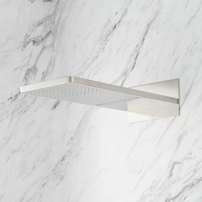 Hollyn Simple Select Thermostatic Shower System with Dual-Function Shower Head and Hand Shower