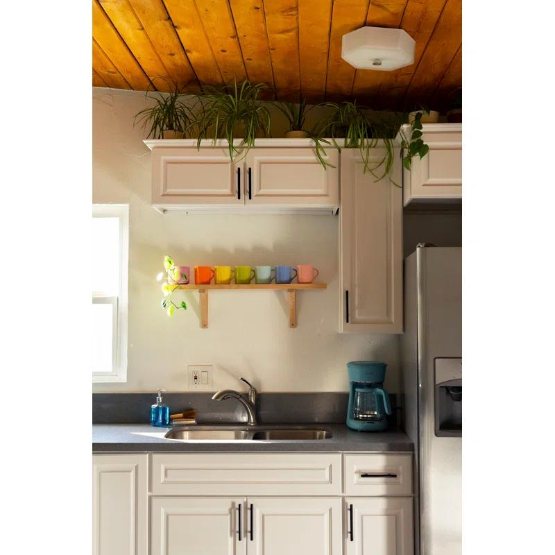 Hettie Flush Mount - White / 11"Dia