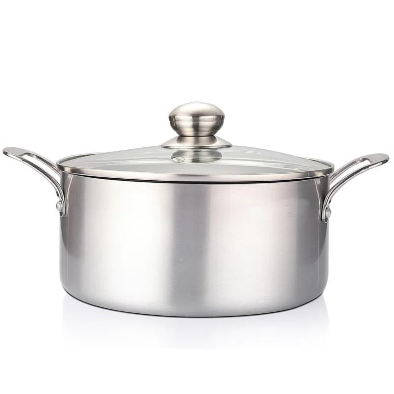 Eternal 4.5 Quarts Non-Stick Stainless Steel Stock Pot