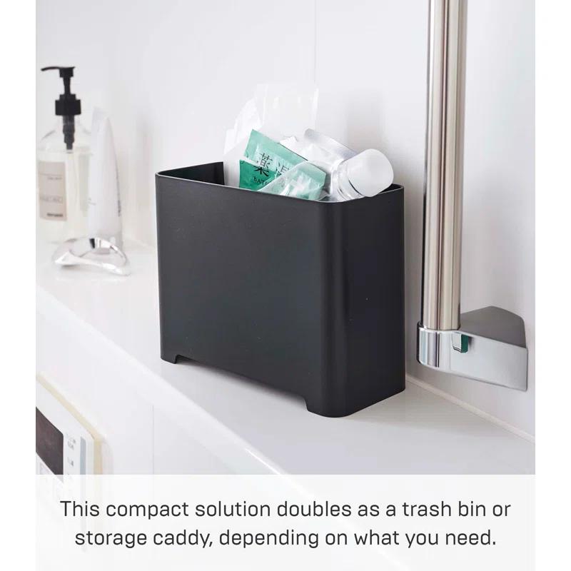 Yamazaki Home Self-Draining 0.55 Gallon Trash Can