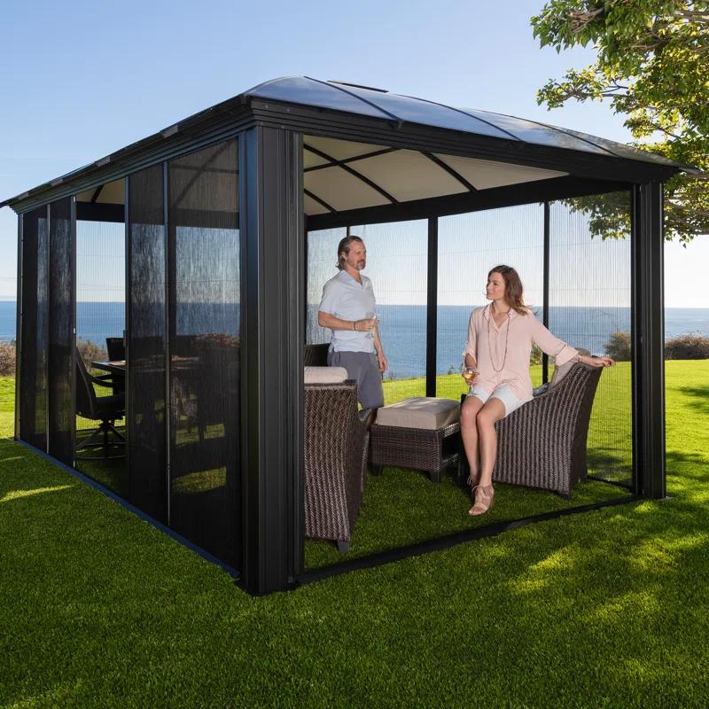 Paragon-Outdoor Siena Dome Roof Aluminum Patio Gazebo