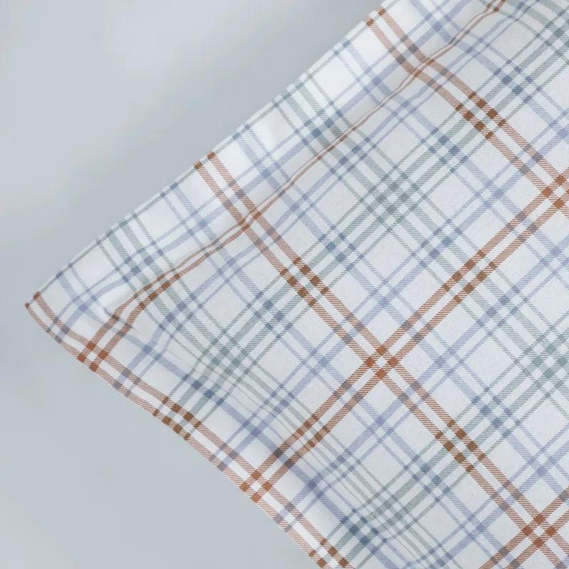 Superior Plaid Flannel Cotton Classic Modern Farmhouse Duvet Cover Set