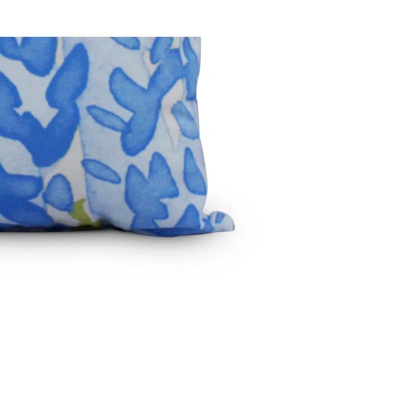 e by design Flower Bell Floral Reversible Throw Pillow