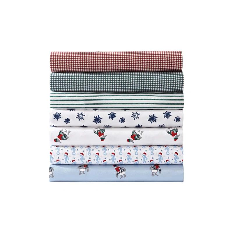 Nautica Nautica Cozy Brushed Flannel Printed Sheet Sets