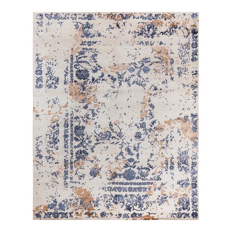 Solo Rugs One-of-a-Kind Rectangle 8'2" X 10'1" New Age Area Rug Beige
