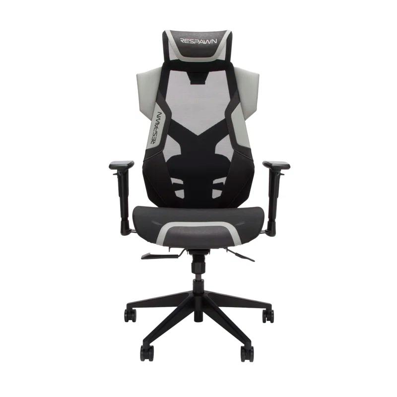Respawn RESPAWN FLEXX Mesh Gaming Chair With Lumbar Support, Ergonomic Gaming Chair with Recline/Tilt Tension Controls, Adjustable Arms, 300lb Max Weight With Wheels for Computer/Desk/Office