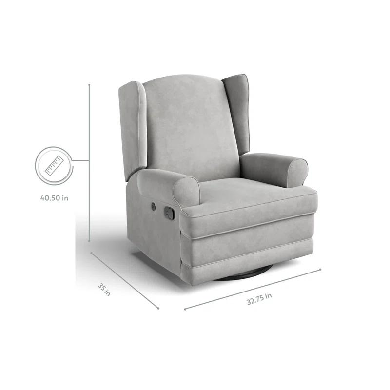 Serenity Swivel Reclining Glider with USB