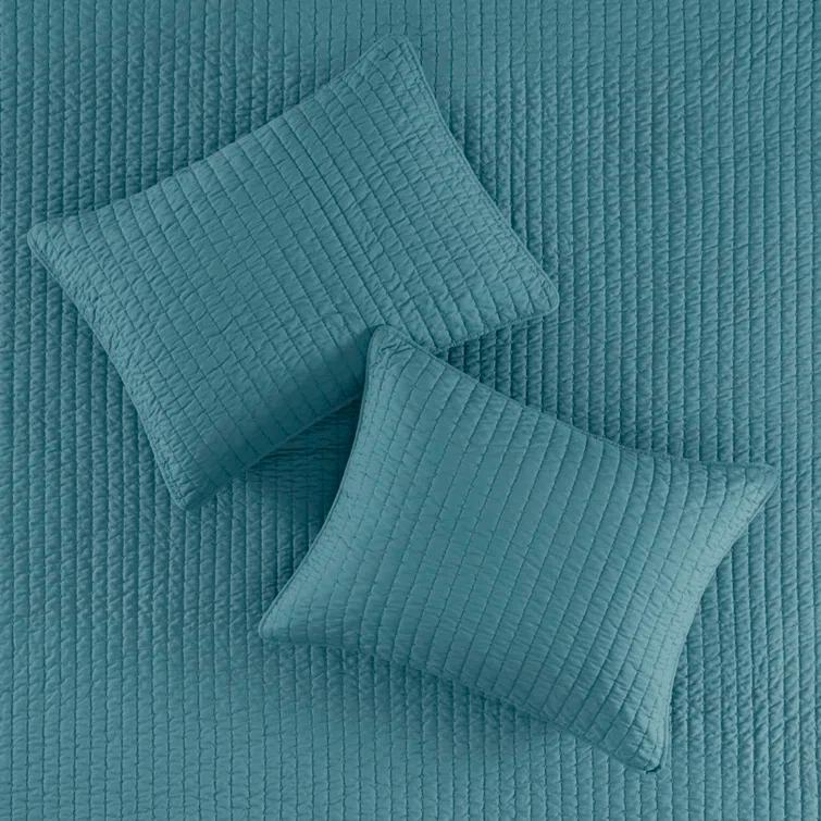 Madison Park Barwick Reversible Solid 3 Piece Quilt Set