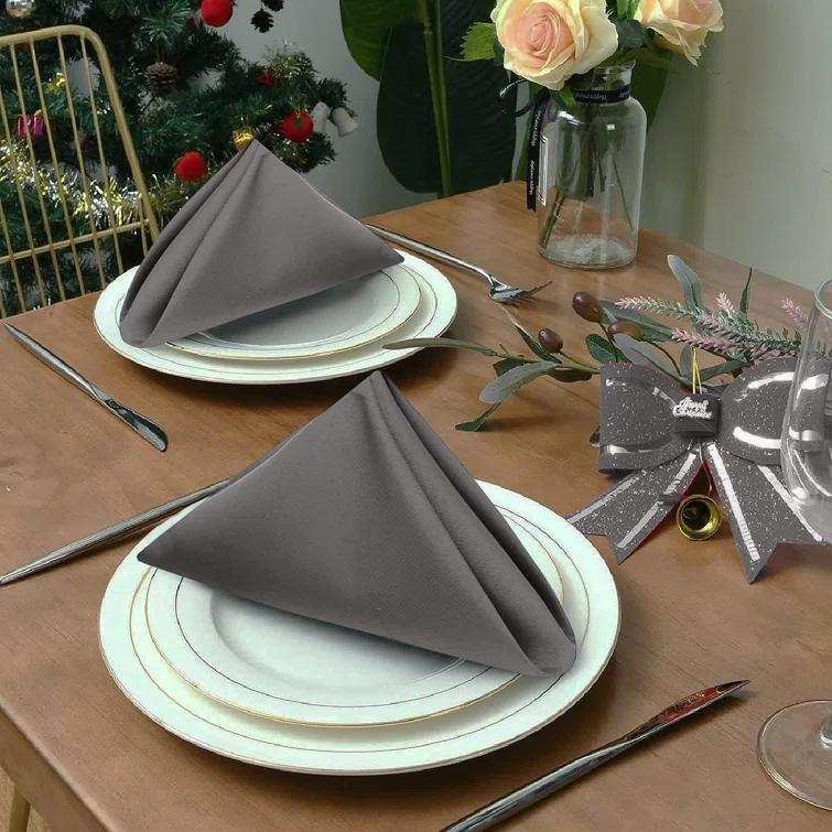 Ruvanti Poly Cotton Enrich Twill Cloth Napkins & Reviews | Wayfair