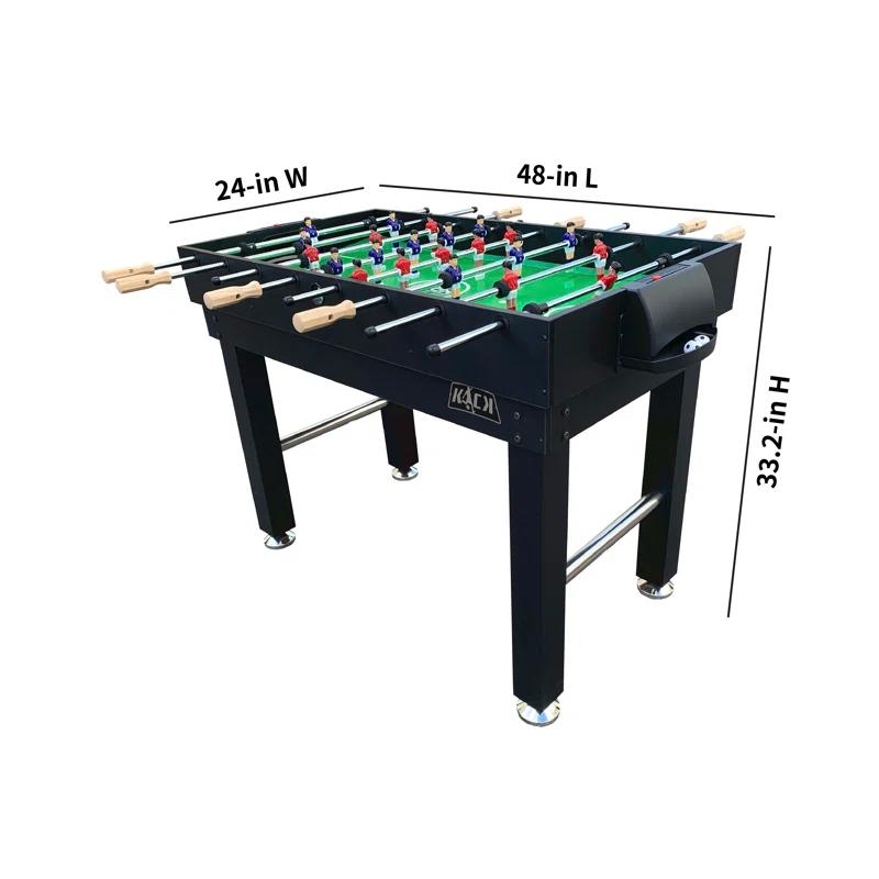 KICK Foosball Tables KICK Hexad 48″ 6-in-1 Multi Game Table Combo Arcade Set for Home, Game Room, Friends & Family