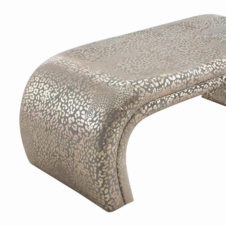TOV Furniture Kenya Polyester Upholstered Bench