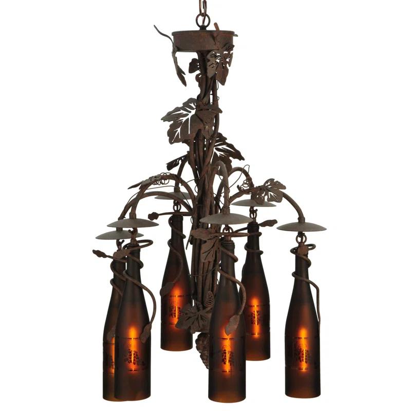 Meyda Lighting Rustic Lodge 6 - Light Classic / Traditional Chandelier