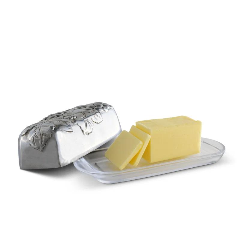 Arthur Court Designs Arthur Court Designs Grape Aluminum Butter Dish