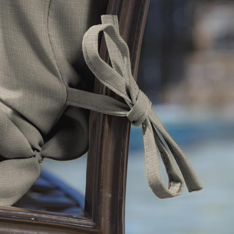 ARDEN Arden earthFIBER Plush Modern Tufted Polyfill Dining Chair Cushion, 21 x 40 (Set of 2)