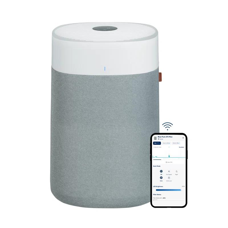 Blueair Blue Max Air Purifier, Blue Pure 211i Max, up to 1,524sqft