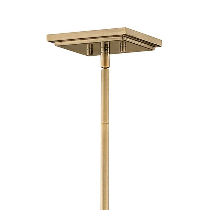 Aros 24-Light Two Cube Open Frame Pendant, Black & Warm Brass By Lisa McDennon