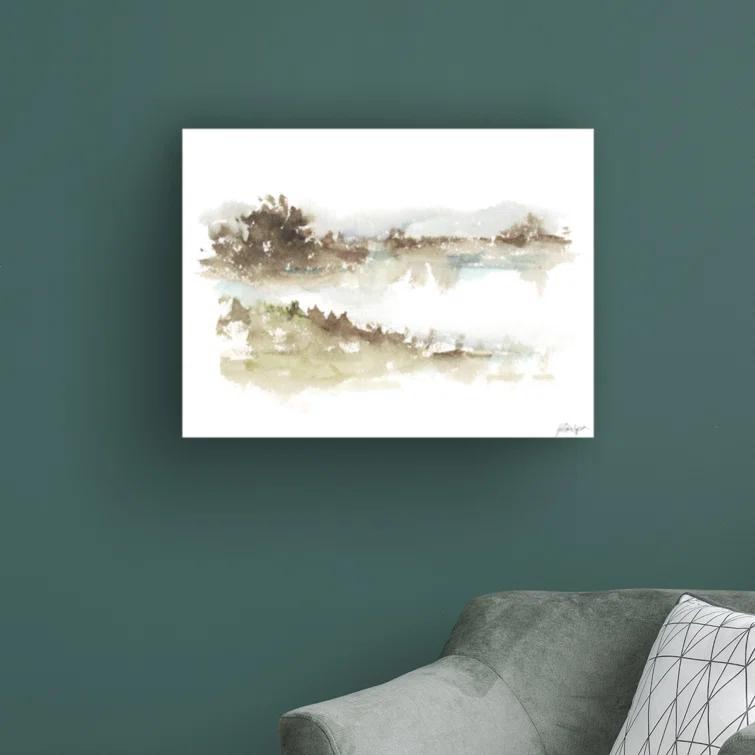 Wrought Studio™ " Turquoise Reflection I " by Ethan Harper Painting Print