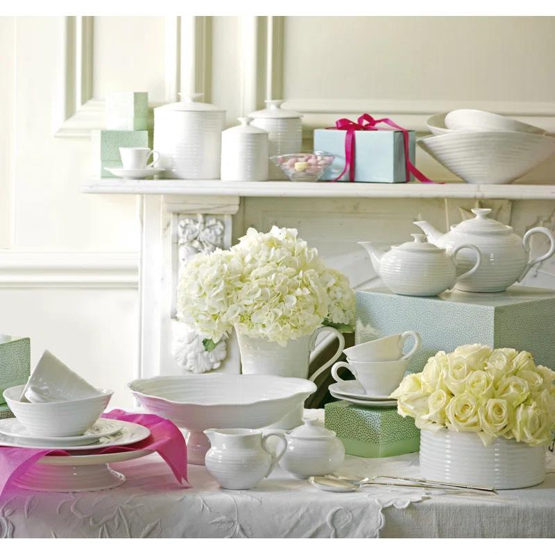 Portmeirion Sophie Conran-White Platter, Round 12"