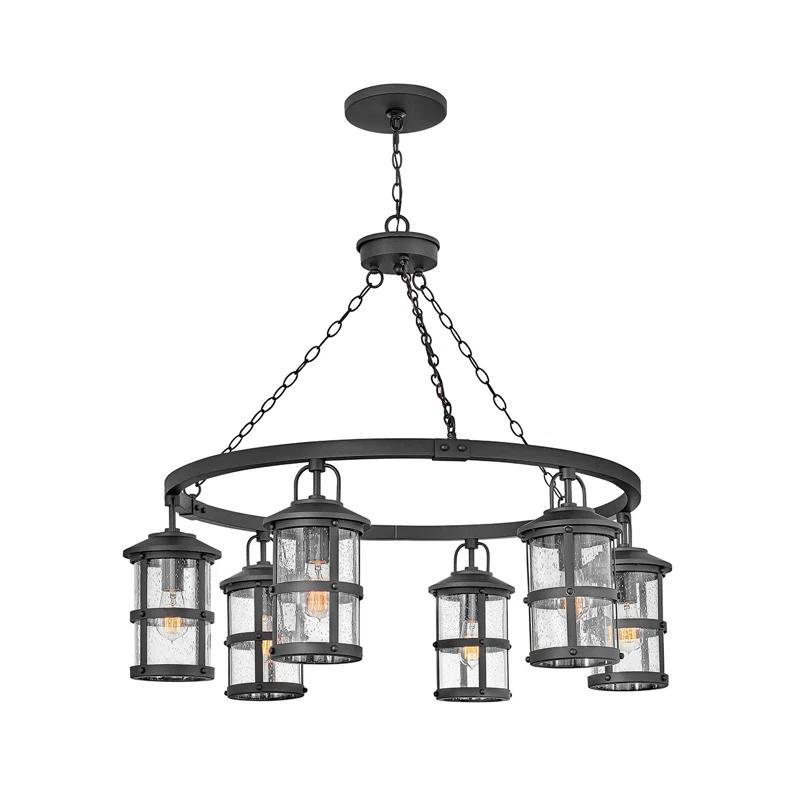 Lakehouse 12v Six-Light Outdoor Chandelier