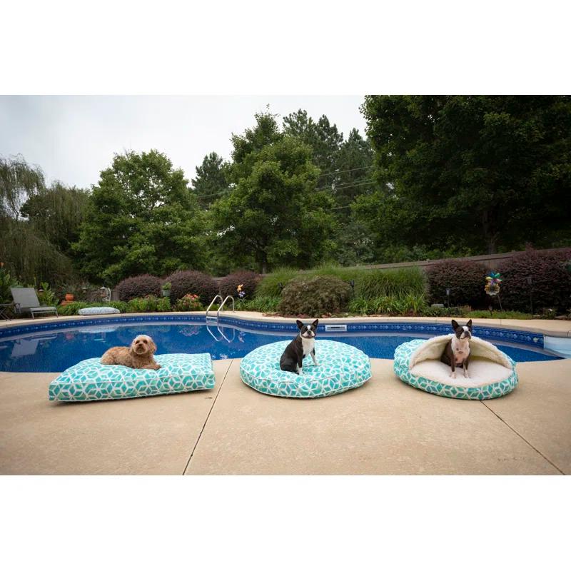 Snoozer Indoor/Outdoor Solarium Round Cozy Cave Dog Bed - Wag Collection