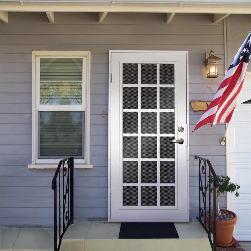 80'' Glass Aluminum Screen Doors