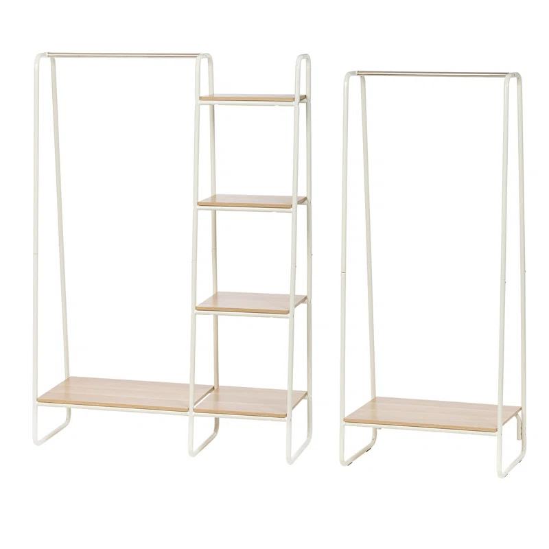 IRIS USA, Inc. Multi-Shelf Metal Garment Rack