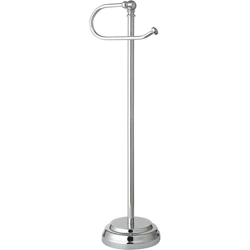 Bathroom Free Standing Toilet Paper Roll Holder Stand