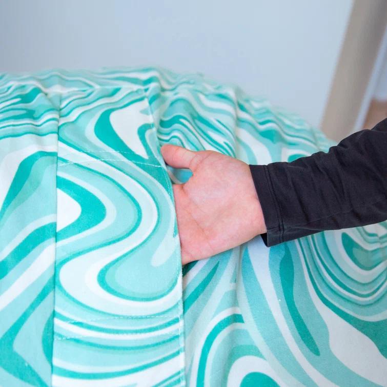 Big Joe Big Joe Extra Large Memory Foam Bean Bag Sofa with Soft Removable Cover