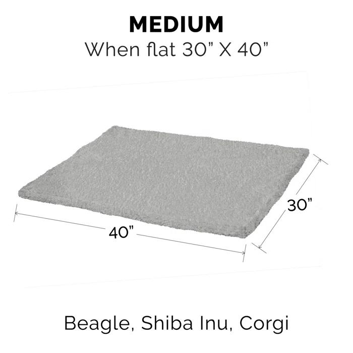 FurHaven Snuggly & Warm Soft-Edge Warming Waterproof Blanket