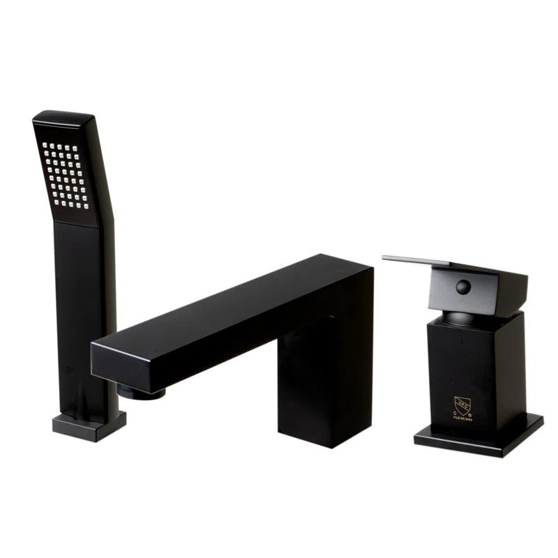 1 Handle Deck Roman Tub Faucet with Diverter