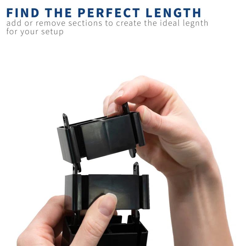 Vivo Clamp-on Vertebrae Cable Management Kit for Desk