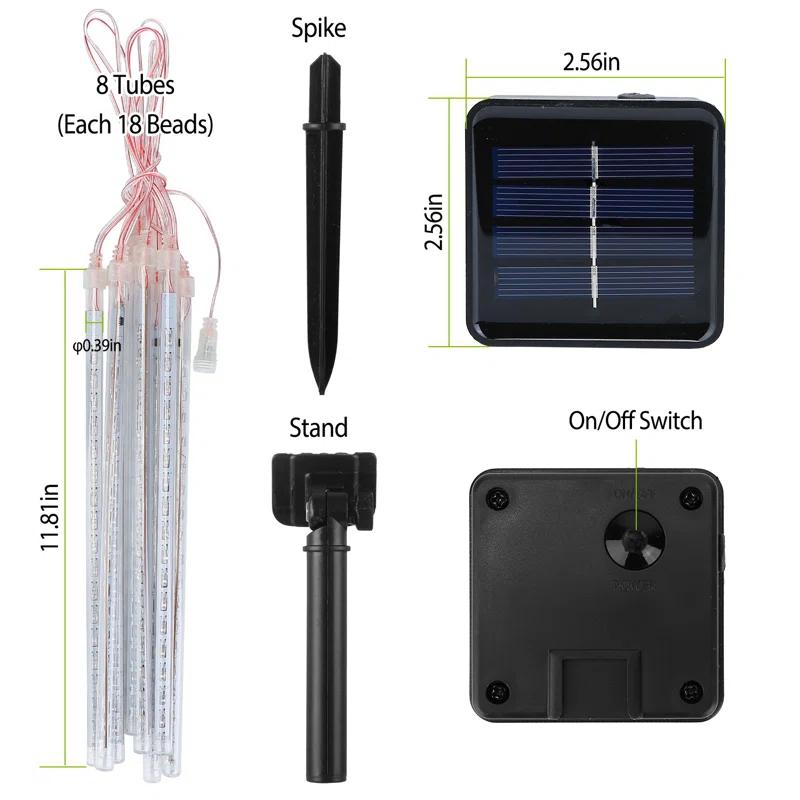 Hermila 118.11'' Solar Powered Novelty String Light