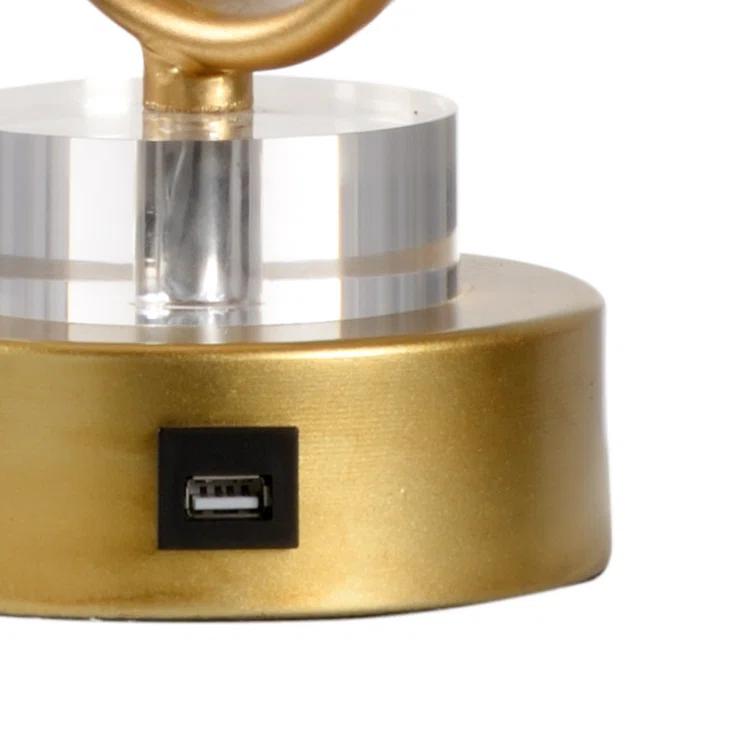 Chelsea House Swirl Metal Table Lamp