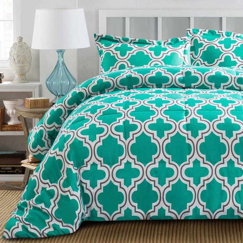 Superior Superior Trellis Trellis Hypoallergenic Down Alternative 3Pc Comforter Set