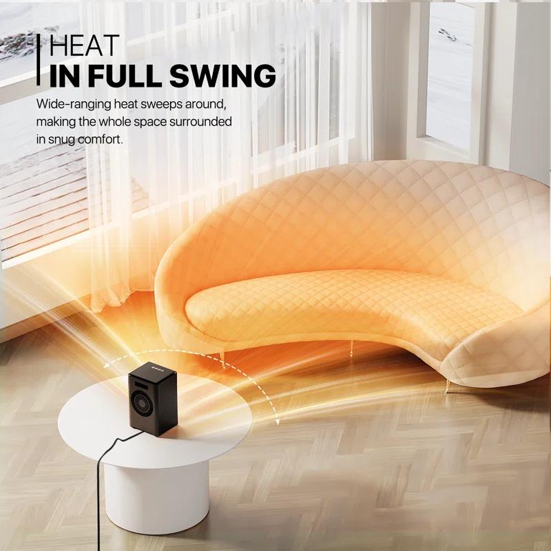 MoNiBloom MoNiBloom 1500 Watt 5110 BTU Electric Compact Space Heater , Remote Included and with Digital Display