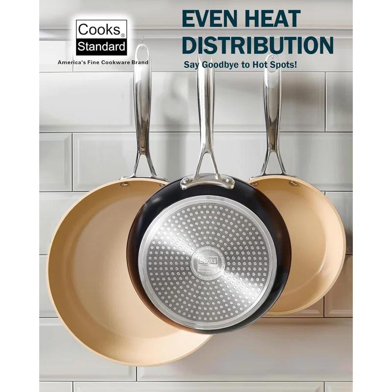 Cooks Standard Cooks Standard 11-inch  Black Nonstick Hard Anodized Fry Saute Omelet Pan