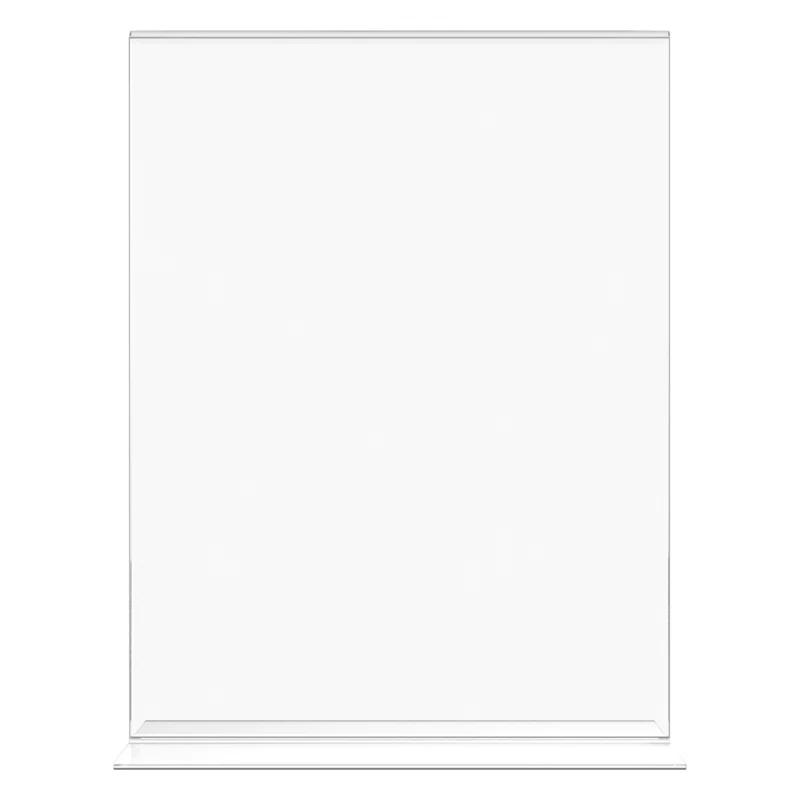 Deflect-O Corporation Classic Image Stand-Up Two-Sided Desktop Sign Holder, Plastic, 8-1/2 x 11