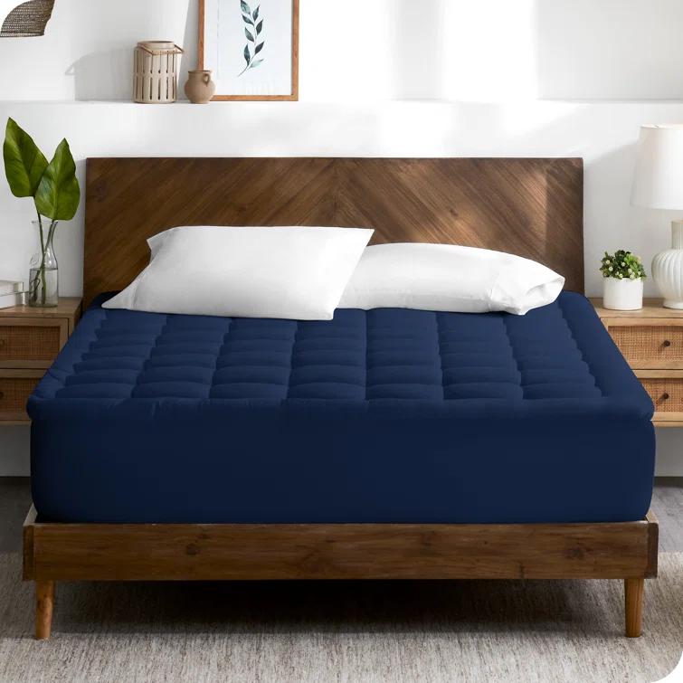 Bare Home Cotton Top Mattress Pad