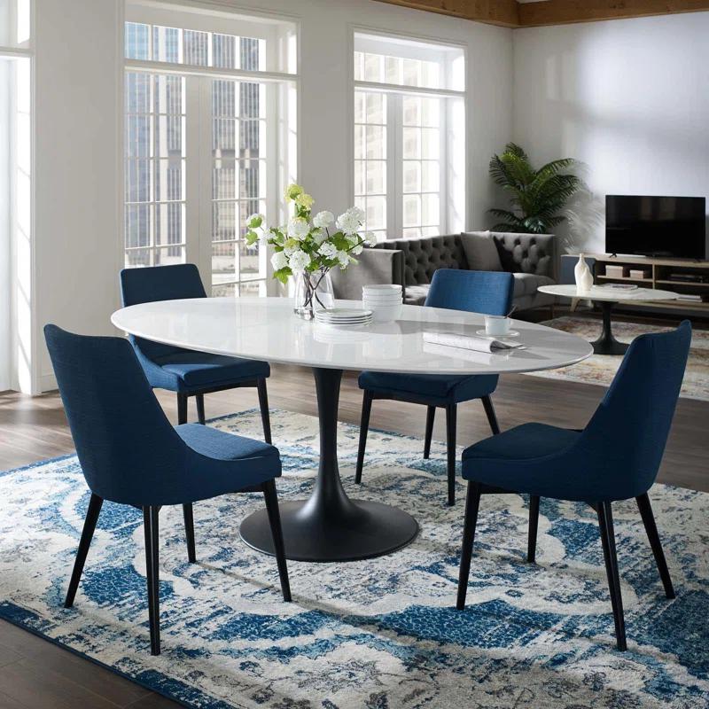 Modway Orchid Fein Oval Dining Table