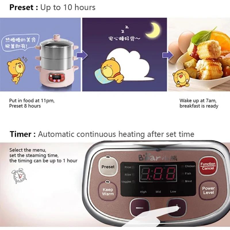 Bear Bear Electric Food Steamer