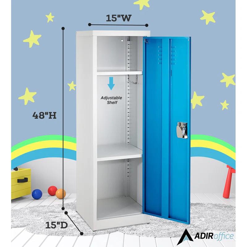 AdirOffice Steel 1-Tier School and Home Storage Locker