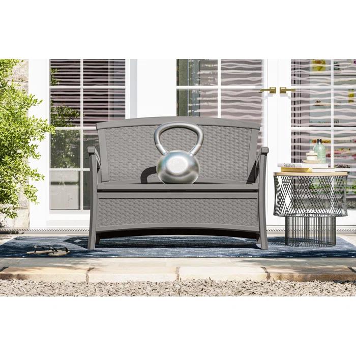 Suncast Elements 47'' Resin Outdoor Loveseat