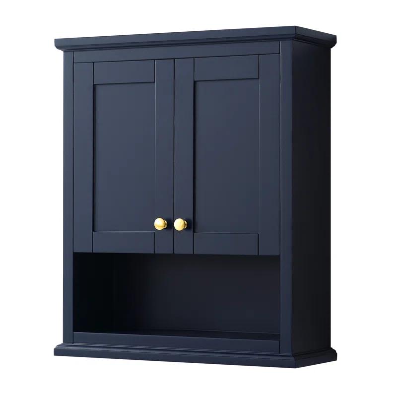 Wyndham Collection Avery Solid Wood Wall Over The Toilet Storage