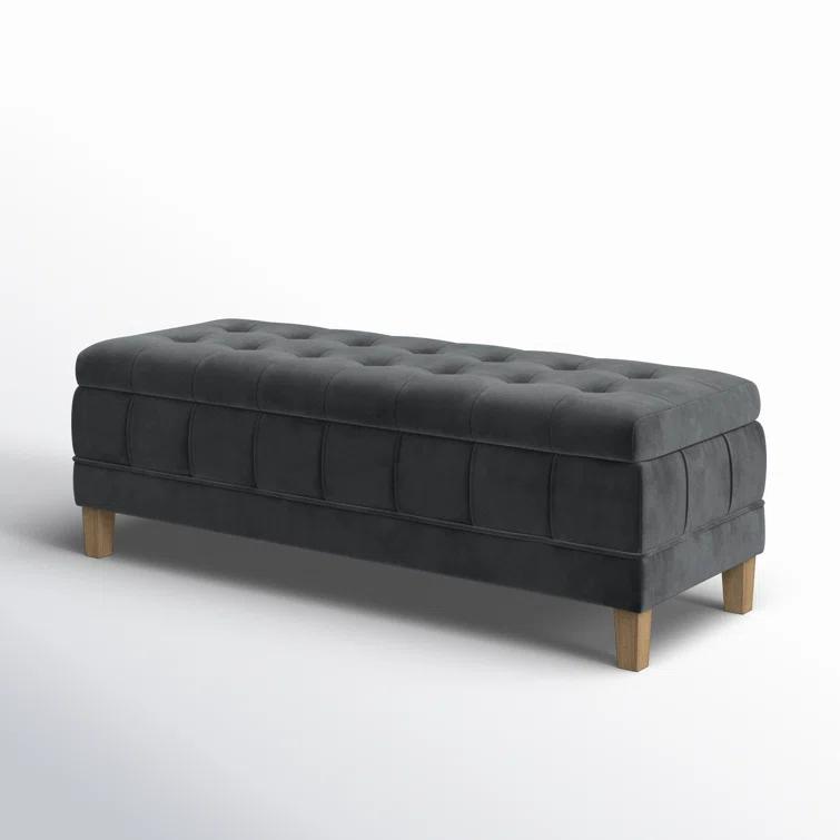 Kelly Clarkson Home Gloria Velvet Ottoman