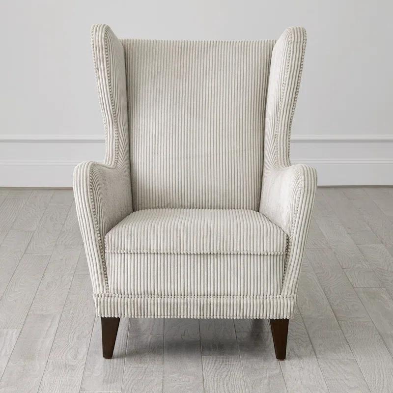 Upholstered Wingback Chair