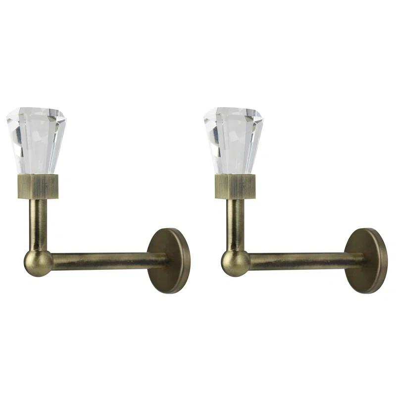 Mercer41 Midland Crystal Curtain Holdback (Set of 2)