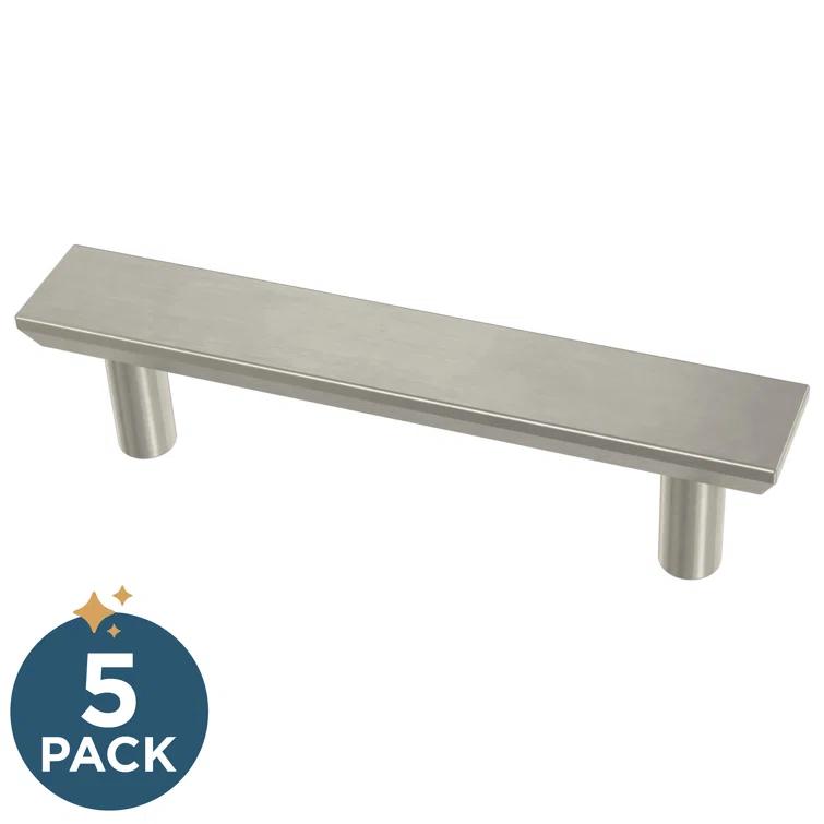 Franklin Brass Chamfered 3" Center Bar Pull Multipack (Set of 5)