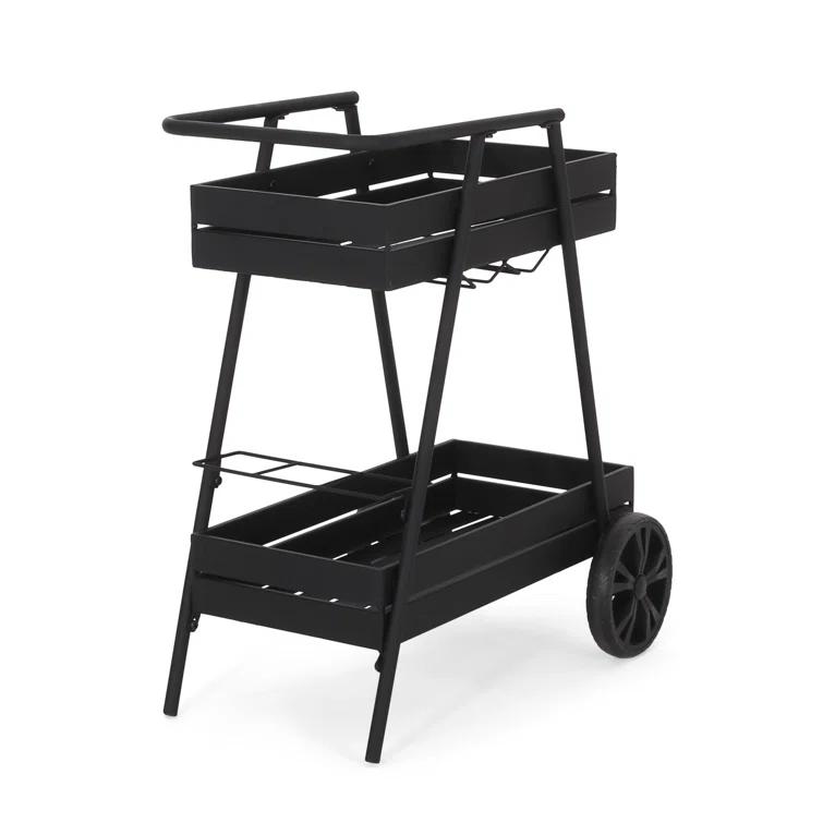 AllModern Neta Outdoor Metal Bar Cart & Reviews | AllModern