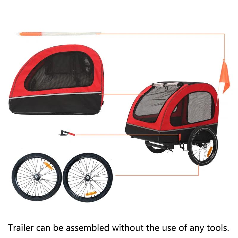 Sepnine Dog Bike Trailer