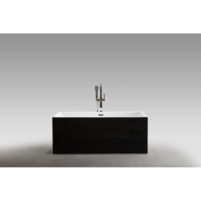 Bellaterra Home BA6813BL Toulouse 59.1'' x 29.5'' Freestanding Soaking Acrylic Bathtub